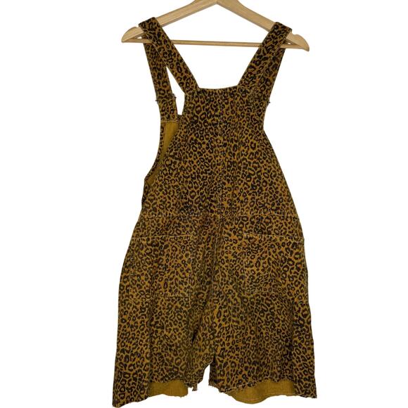 Run + Fly Animal Print Cord Overall Romper FAIR size S - Picture 2 of 5